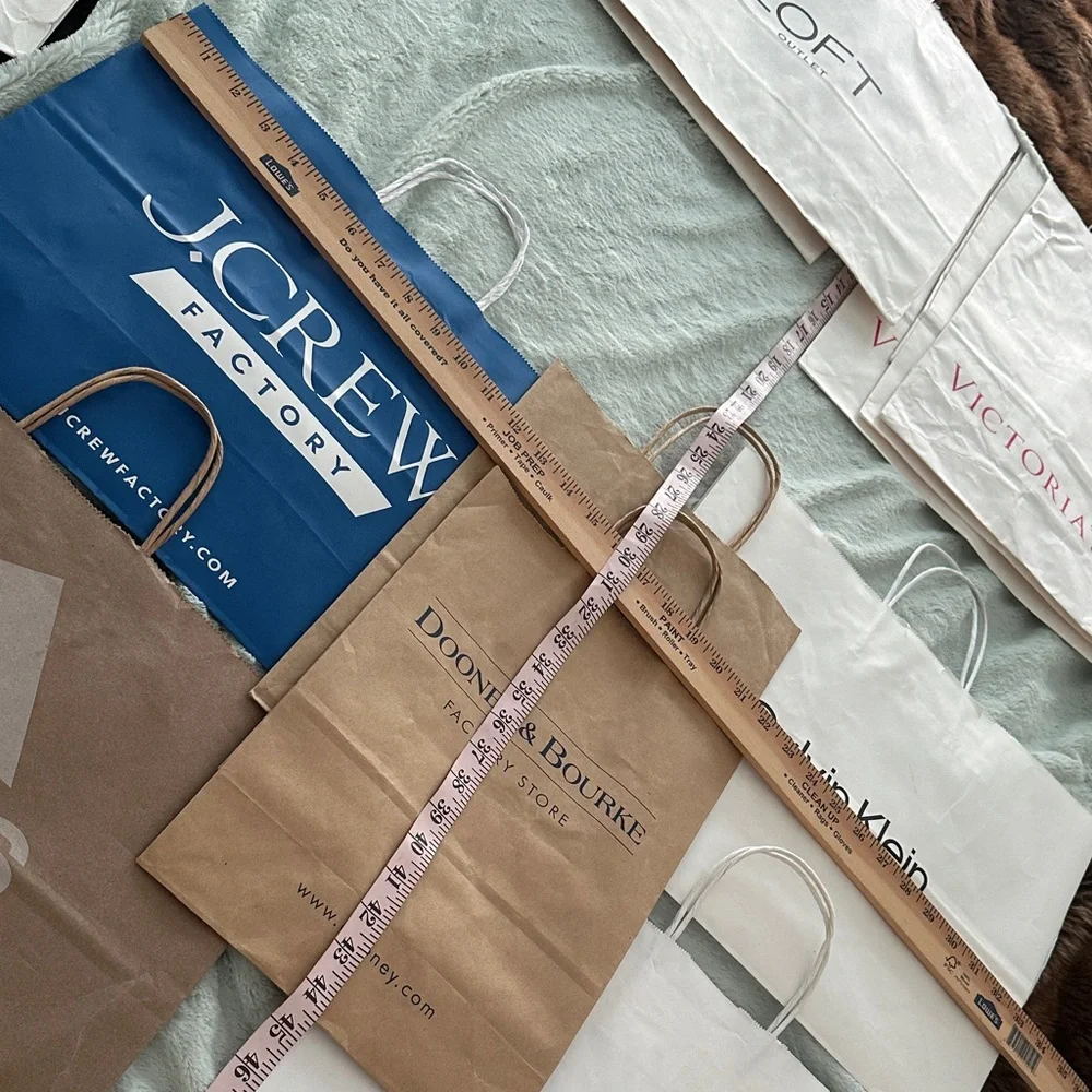 12 Assorted Empty Gift Wrap Bags